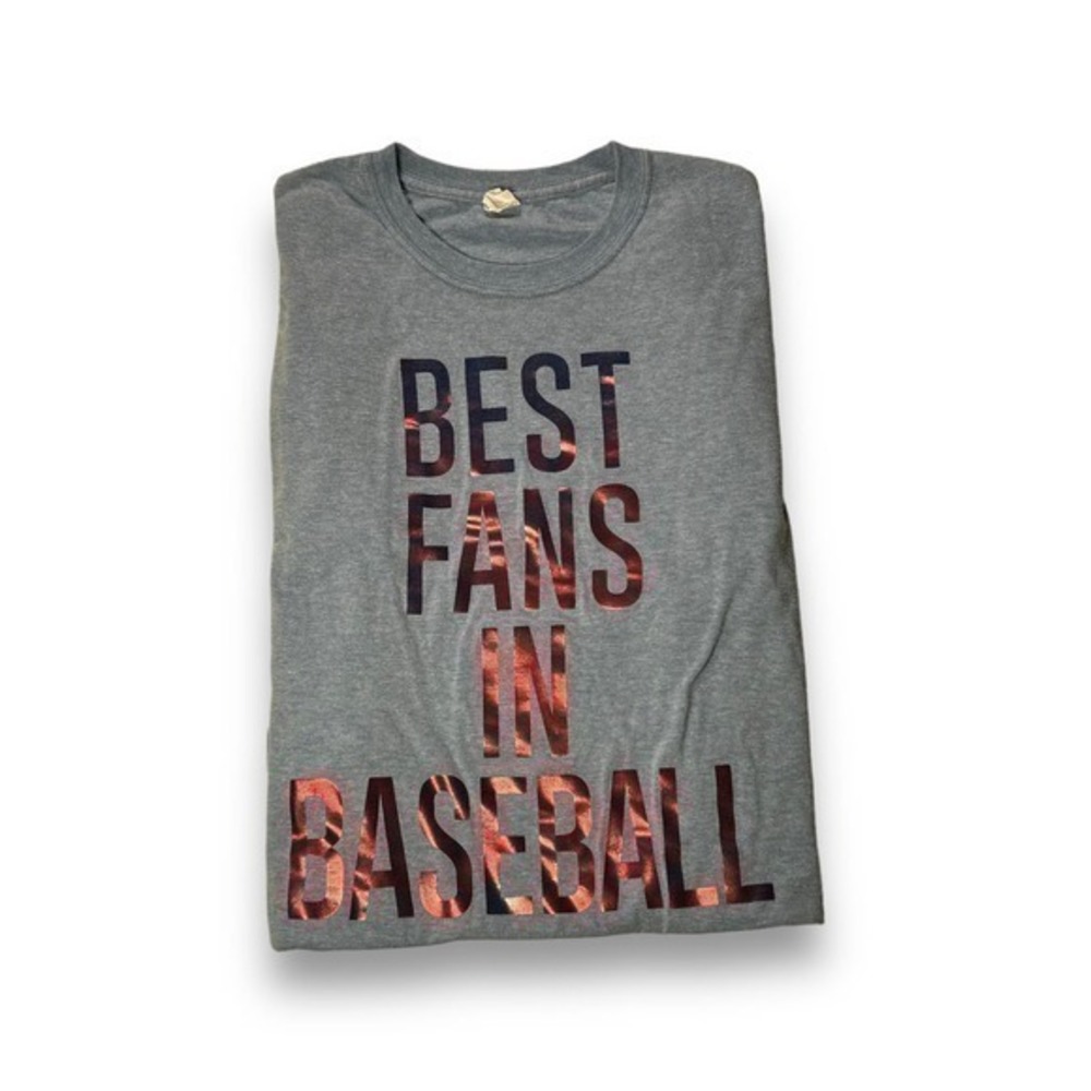 Goex Blue Holographic Baseball Graphic Tshirt Size Medium - "Augusta"